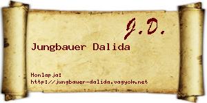Jungbauer Dalida névjegykártya